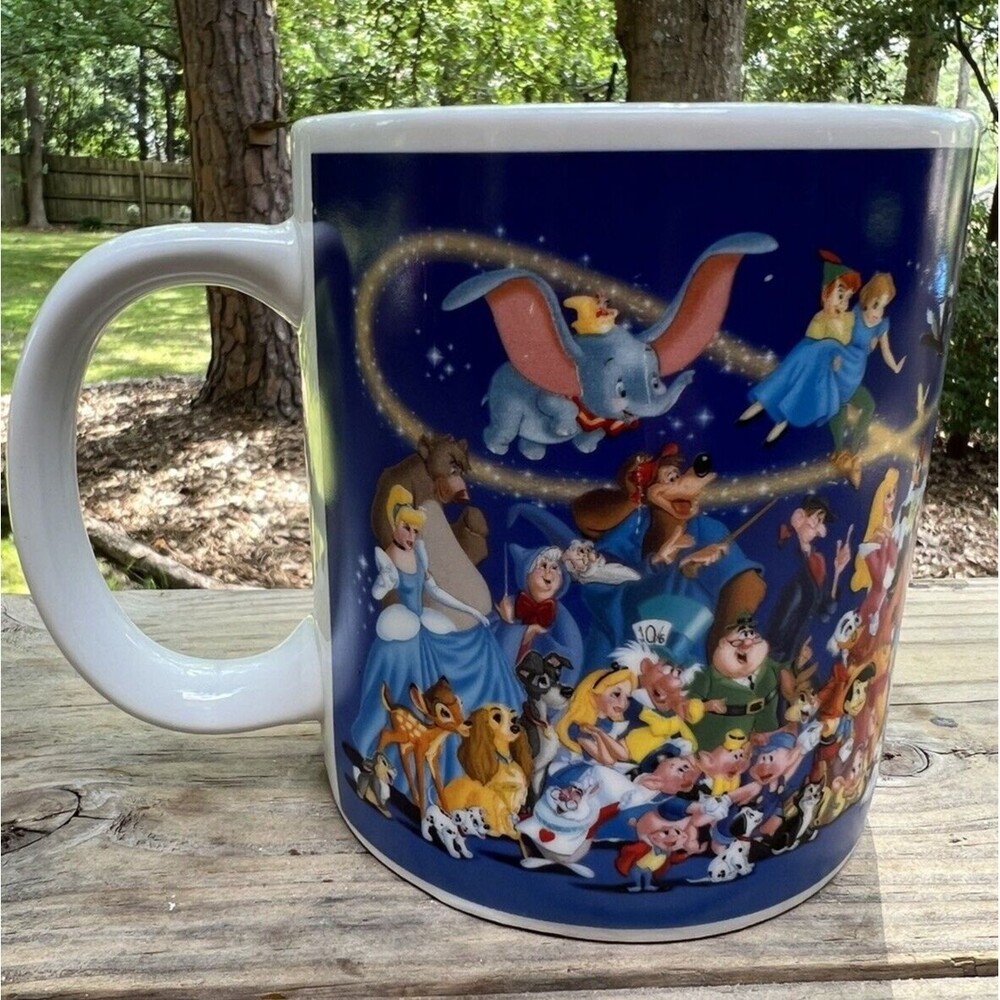 1999 Art of Disney 100th Anniversary Character Big Oversized Coffee Mug - Picture 3 of 4